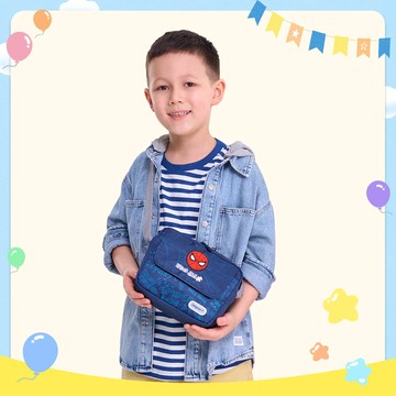 【IMPACT】怡寶兒童包 | 蜘蛛人側背包(中)-深藍 IMQMVSD03NY (IMKS)