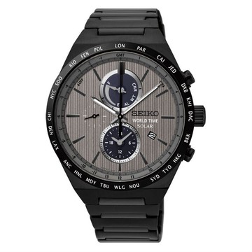 seiko SK037 Spirit V195-0AE0N(SSC527J1)鐵灰太陽能計時腕錶/鐵灰面41mm｜樂天全館特惠中★指定刷卡回饋10%