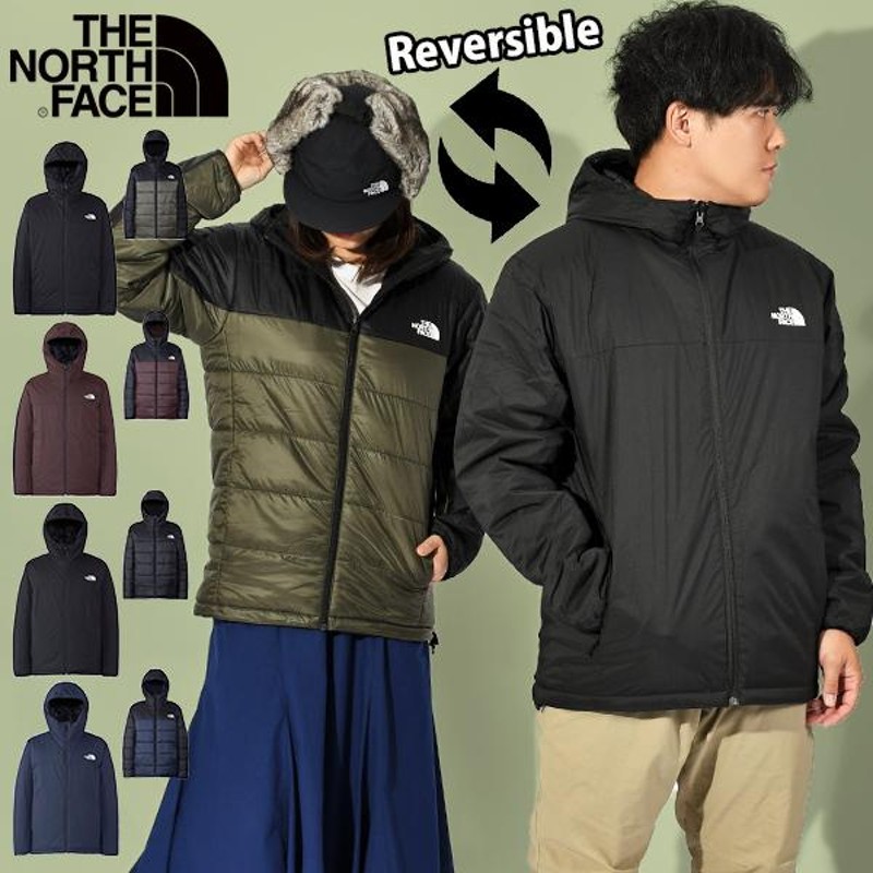 ノースフェイス ナイロン ジャケット メンズ レディース 2way 中綿 THE NORTH FACE リバーシブル フーディー NY82380  2023秋冬新作 | LINEショッピング