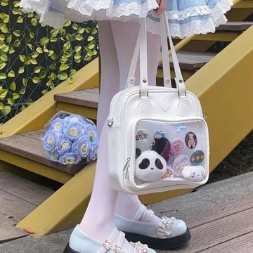 可奈熊兔貓方形通勤托特斜挎包單肩雙背手提包痛包雙肩包痛包潮流