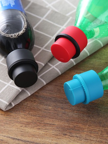 可樂保鮮蓋按壓式充氣瓶蓋碳酸飲料充氣蓋子二氧化碳防漏密封神器1入