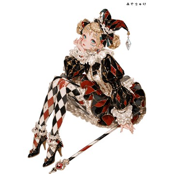 【6 月新品】07-133-0067 人物貼紙 馬戲團風格