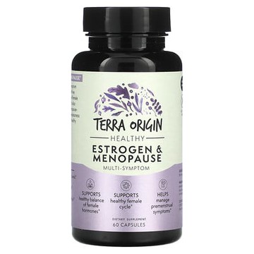 Terra Origin, 健康的動情素和更年期、60 粒膠囊