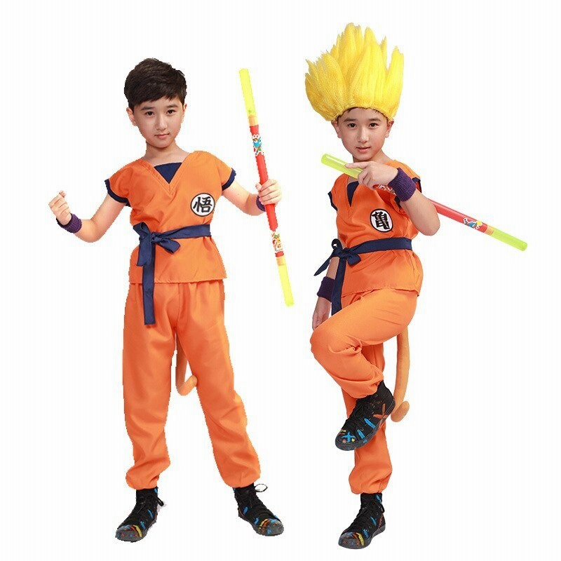 ハロウィン コスプレ 衣装 子供 大人ドラゴンボール悟空服子供アニメコスプレ孫悟空服親子幼稚園パフォーマンス服 通販 Lineポイント最大1 0 Get Lineショッピング