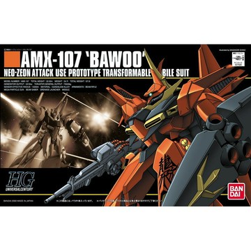 【鋼普拉】現貨 BANDAI 鋼彈ZZ HG 1/144 #015 AMX-107 BAWOO 龍飛 巴烏 可變形雙飛機