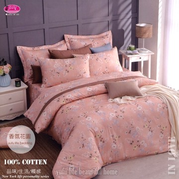 御芙專櫃『香氛花園』【薄被套】6*7尺/雙人|100%純棉|MIT
