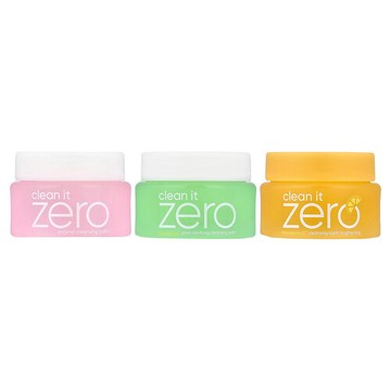 Banila Co, Best of Balms Trio，Clean it Zero 卸妝膏，3 包，0.84 液量盎司（25 毫升）