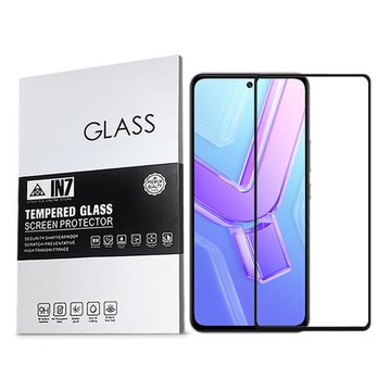 IN7 vivo Y100 5G (6.67吋) 高清 高透光2.5D滿版9H鋼化玻璃保護貼 疏油疏水 鋼化膜