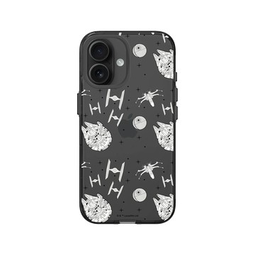 iPhone 16 Clear (相機按鈕) 酷墨灰 - 迪士尼-星際大戰 Star Wars - POP全載具3
