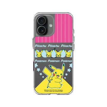 iPhone 17 Clear Case（相機按鈕） 透明 - 寶可夢 Pokemon - 多彩系列-皮卡丘