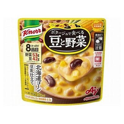 7個セット クノール ポタージュ豆と野菜北海道コーン 180g x7 代引不可