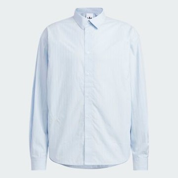 Adidas 愛迪達 Dlxc U Shirt Ls KS2909 男女 襯衫 白 亞版 寬鬆 純棉