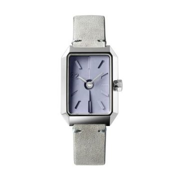 22STUDIO 上下坡方形水泥錶35mm-淺灰紫款