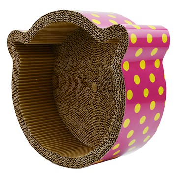 中國 ICLE 貓頭貓耳朵貓碗貓窩  38 x 15 x 30cm  咖啡色  1個