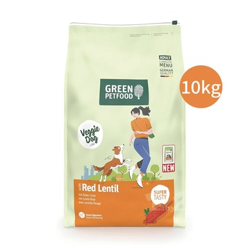 【倆寶貝精品館】Green Petfood 德國綠自然 機能素食 紅扁豆 無麩質低敏成犬飼料10KG
