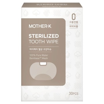 MOTHER-K 口腔清潔濕紙巾 30入  1套