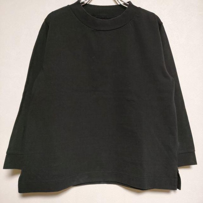 MHL. 595-0169503 MATTE COTTON JERSEY コットン カットソー ブラック