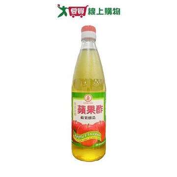 工研 無糖蘋果醋(600ML)【愛買】
