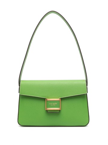 Kate Spade - medium Katy leather shoulder bag - women - Calf Leather/Metal - One Size - Green