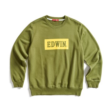 EDWIN｜男裝｜BOX印花長袖T恤