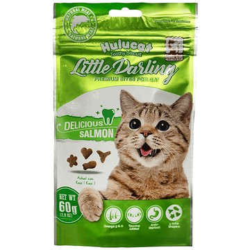 Hulucat卡滋化毛潔牙餅-鮭魚60g