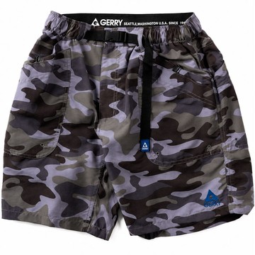 GERRY 078700-09 HYBRID NYLON SHORTS 涼感機能 水陸兩用 短褲 (09 灰藍迷彩)