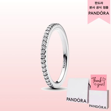 PANDORA 女款璀璨戒環 192999C01  56mm  銀