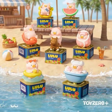 TOYZEROPLUS 零加 罐頭豬 lulu豬 放假lu光動 放假 LULU 光動 盲盒 盒玩 一中盒【預購】