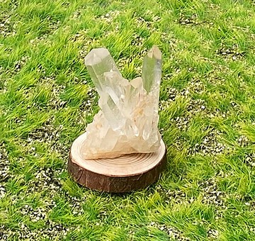 天然原礦能量小白水晶簇 白水晶 消磁淨化 療癒 開運 擺件