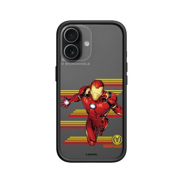 iPhone 17 Mod NX -邊框背蓋組合 (相機按鈕) 黑 - 迪士尼-漫威 Marvel - 鋼鐵人-準備出擊