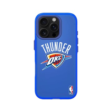 iPhone 16 Pro Clear 激光藍 - NBA - Logo-奧克拉荷馬市雷霆 Oklahoma City Thunder - Light