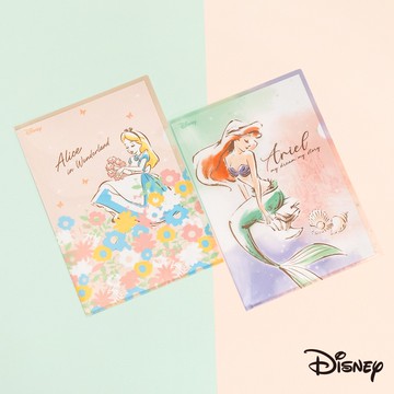 迪士尼｜迪士尼圖繪L型文件夾 小飛象 愛麗兒 愛麗絲 汽車總動員 資料夾 文件夾 文具 NP281 文具旗艦店