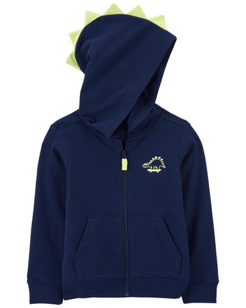 Toddler Dinosaur Zip-Up French Terry Hoodie