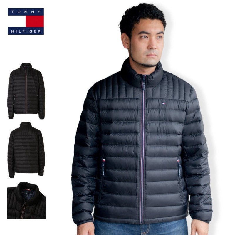 トミー ヒルフィガー Tommy Hilfiger メンズ ダウン・中綿ジャケット アウター CLASSIC NYLONDOWN PACKABLE  BLACK 収納ポーチ 158AN296 通販 LINEポイント最大GET | LINEショッピング