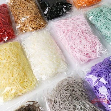 拉菲草禮盒草填充物碎紙絲禮品盒紙屑禮物盒里面的裝飾材料配件