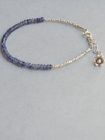 Rondell Iolite Bracelet