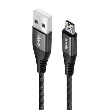 HODA 好貼 W1 2.4A Micro USB充電傳輸線  100cm  黑色  1個