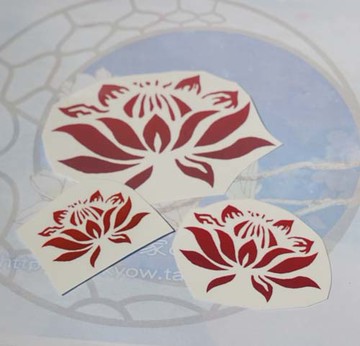 兔醬家】 重蓮 蓮花 COSPLAY紋身貼紙 可撕紋身貼紙