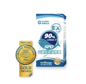 [VIP獨享] [果利生技 Guolibio] SPD高濃度魚油膠囊EX (60顆/瓶)-2入組