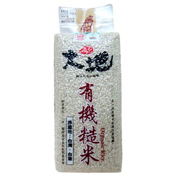 【池上大地】池上大地有機糙米1.5公斤【CNS二等】*3包