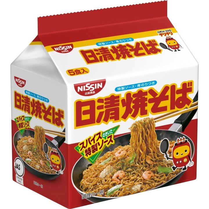 日清食品　日清焼そば 5食パック　×18袋入