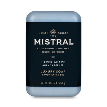 美國 Mistral 銀龍舌蘭 紳士香水皂（沐浴香皂 香水肥皂香氛皂沐浴皂 男士男性男生古龍水古龍皂 男香氛沐浴乳沐浴露