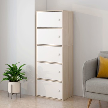 小櫃子儲物櫃五斗櫃仿實木臥室客廳靠墻簡易木質抽屜斗櫃收納櫃