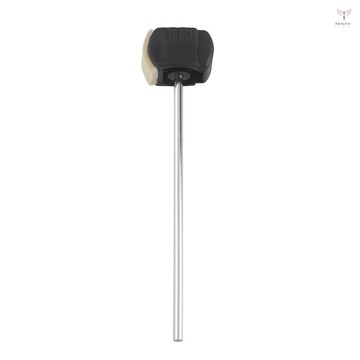 高品質低音鼓踏板敲擊器羊毛氈不銹鋼手柄打擊樂器配件零件