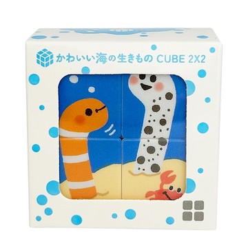 Silverback 魔術方塊 2X2  可愛海洋生物  1個