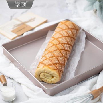 學廚烤盤加高烤箱專用28x28古早瑞士蛋糕卷家用披薩面包模具烘焙