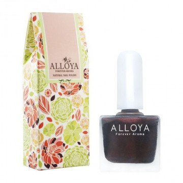 【英國ALLOYA愛若雅】121 黑古銅秘境-貓眼系列 無毒水性指甲油