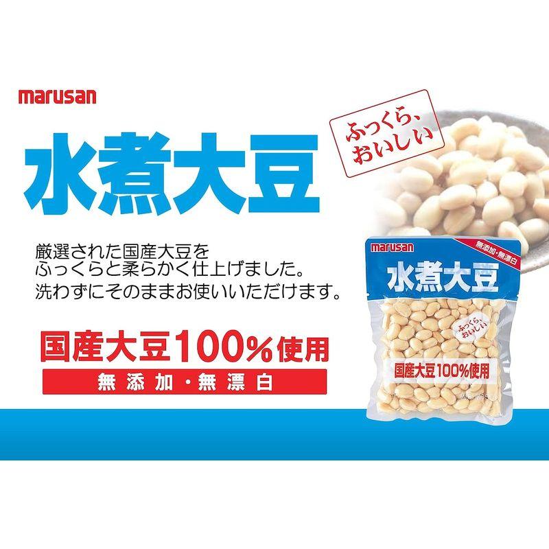 マルサン 国産水煮大豆 150g×10個