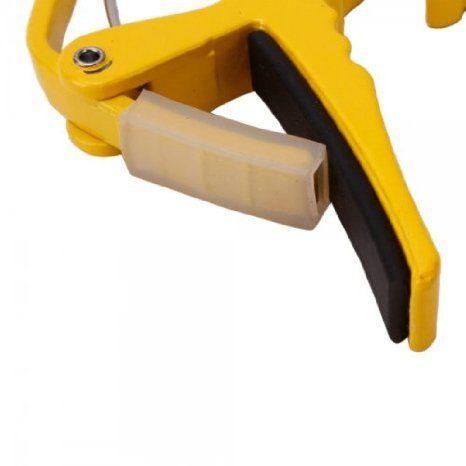 USA Seller Electric アコースティックギター Clamp Capo Yellow Design For 6弦s Guitar