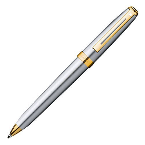 Sheaffer Prelude Mechanical Pencil Brushed Chrome Gold Trim シャープペン